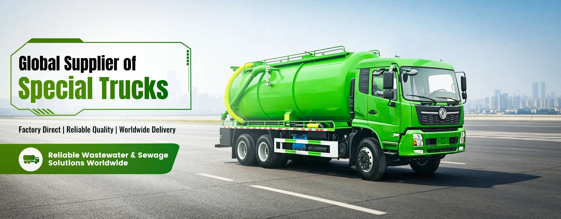 Sewage suction truck