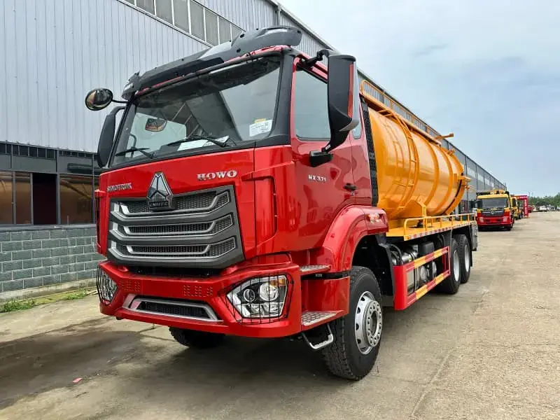 HOWO NX371 Vacuum Sewage Truck