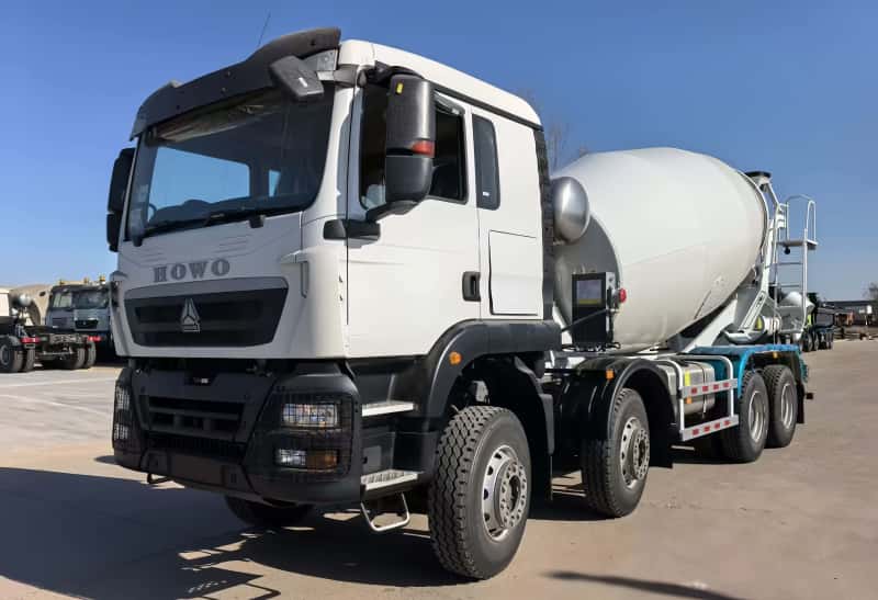 Customized 8x4 Concrete Mixer Trucks Supporting Dam Construction in Ethiopia