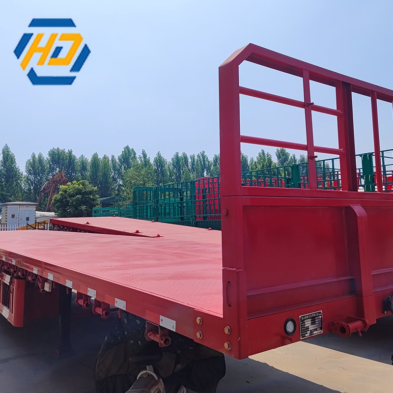 70 Ton 4 Axle Flatbed Trailer