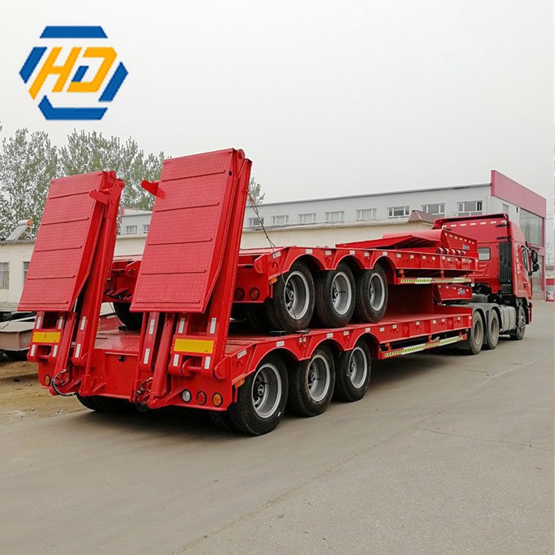 4 Axles Low Bed Trailers