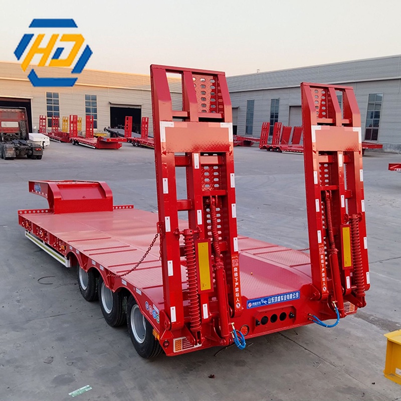 4 Axles Low Bed Trailers
