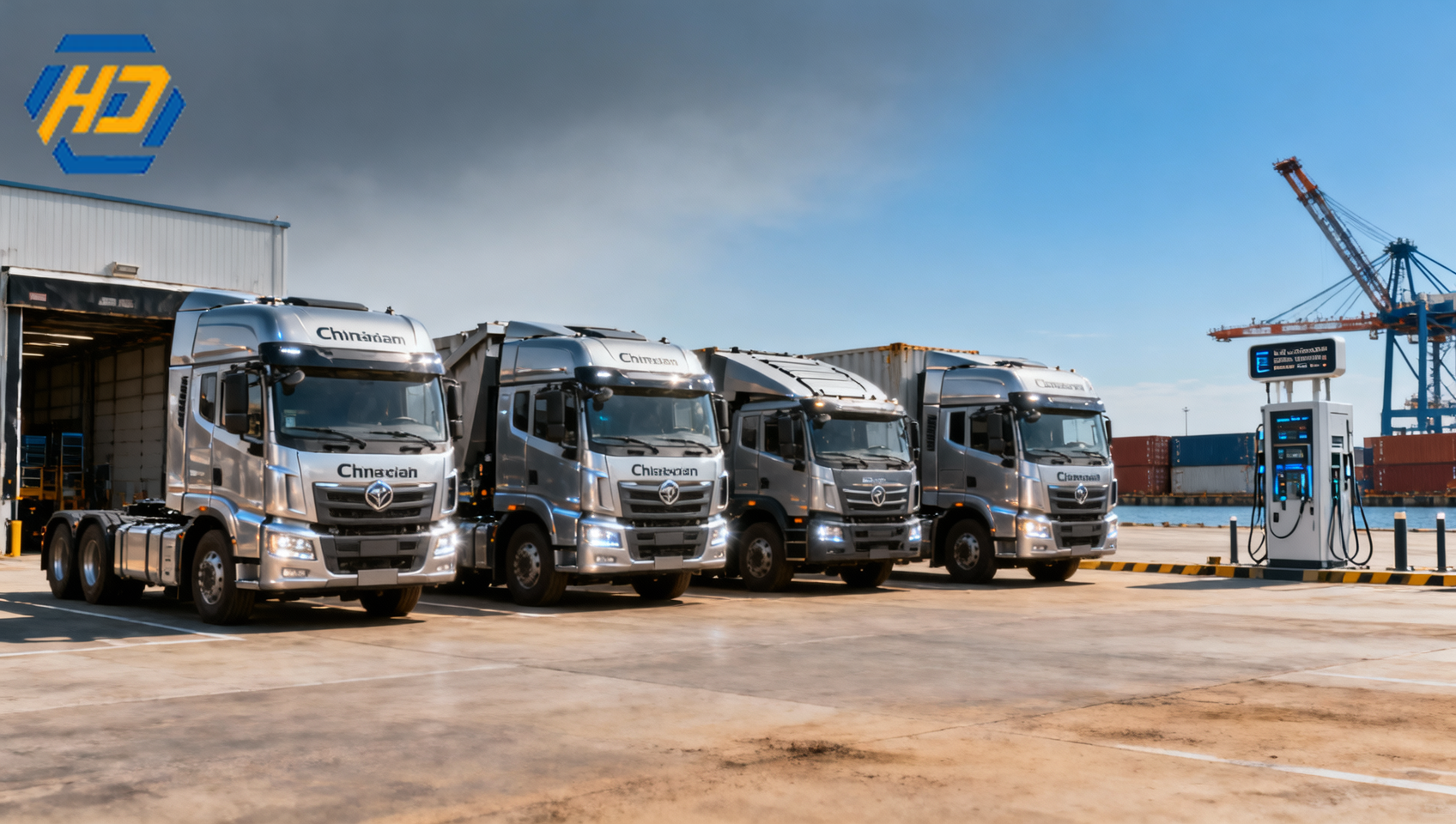 Chinese EV Heavy Truck Startups Land Major Orders in US, EU, Middle East