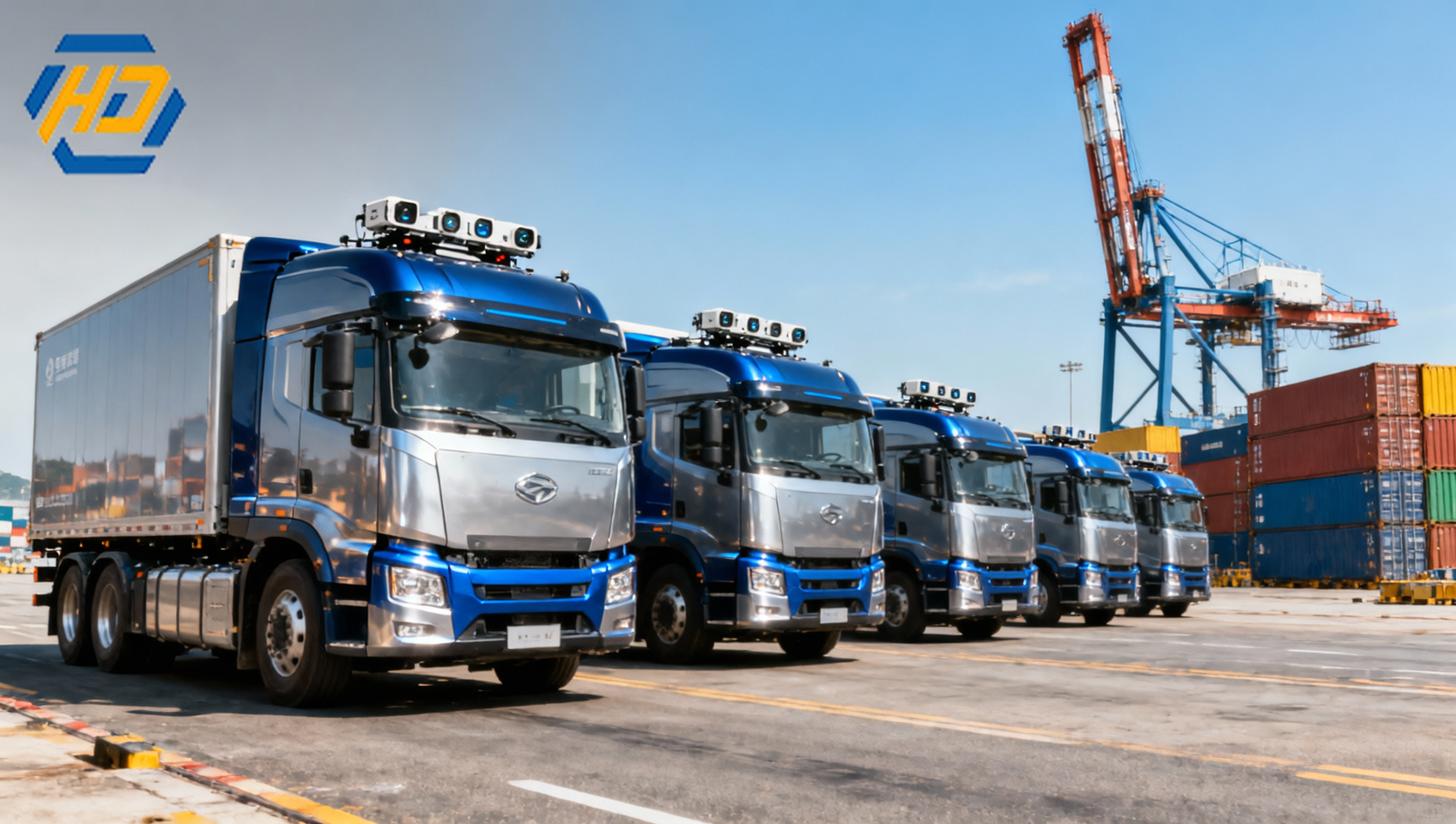 Hong Kong Kwai Tsing Terminal Deploys Chinese Autonomous Trucks