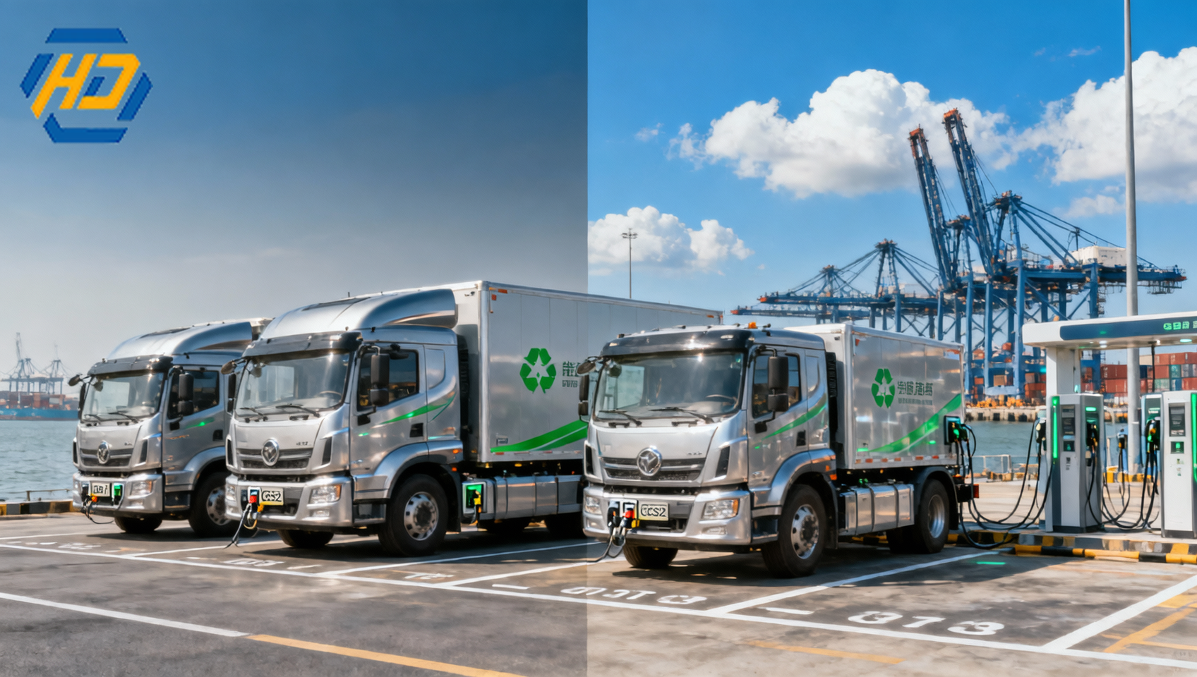 China Launches EV Heavy-Duty Truck Charging Hubs at Ningbo, Qingdao, Guangzhou Ports
