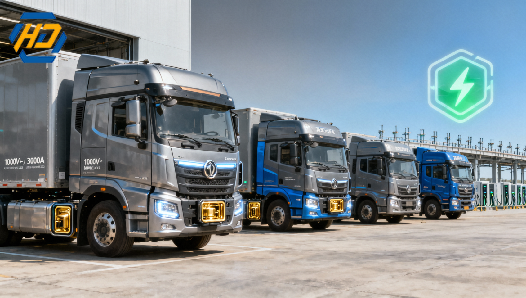 MW-Level Ultra-Fast Charging Heavy-Duty EV Trucks Enter Mass Delivery