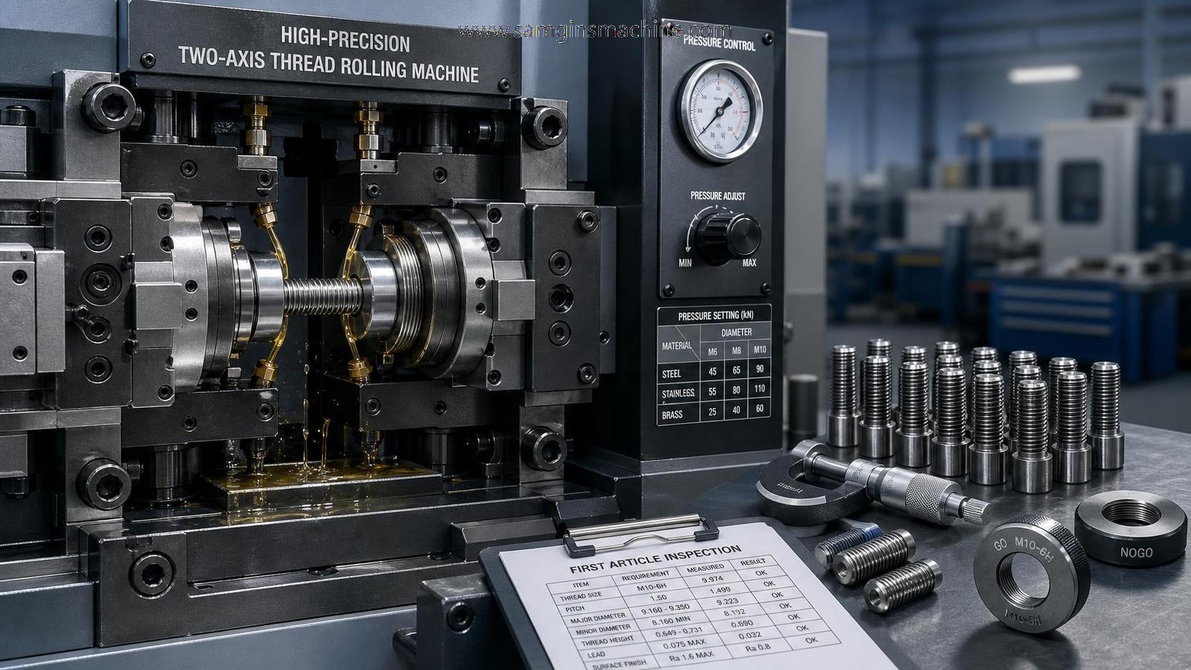 Two Axis Thread Forming Machine Setup Mistakes