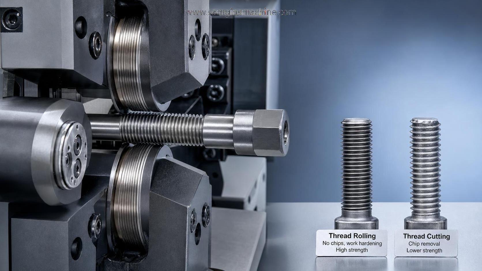What Is Thread Form Rolling and When Is It Better Than Thread Cutting? What Is Thread Form Rolling and When Is It Better Than Thread Cutting?