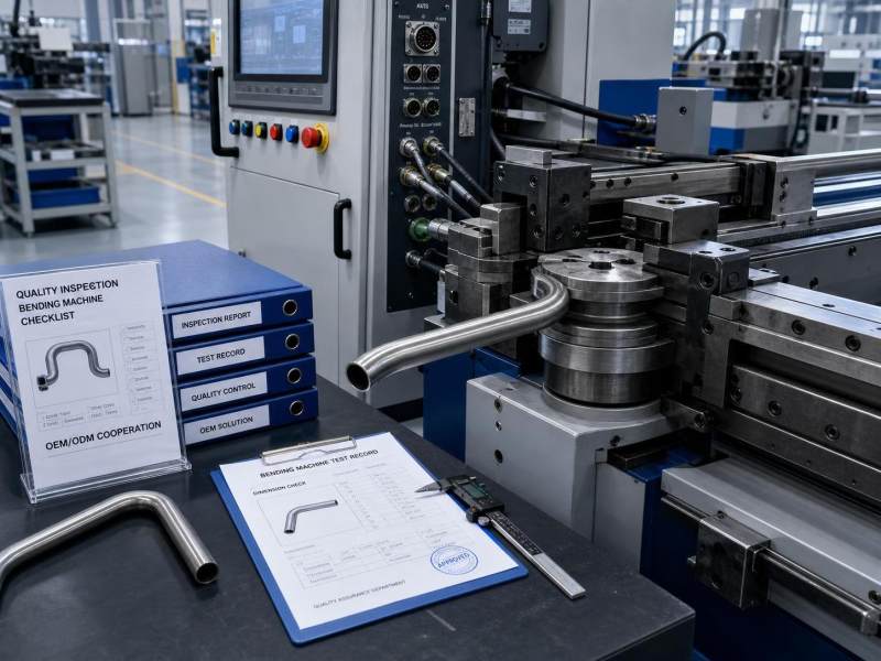 Pipe Bender Factory Audit Checklist for OEM and Distributor Partnerships