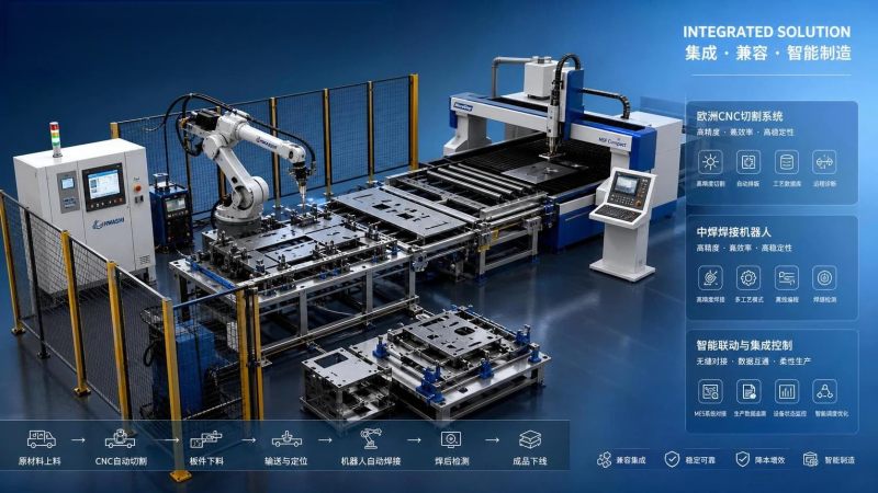 Are Chinese Welding Robots Compatible With European CNC Cutting Systems?