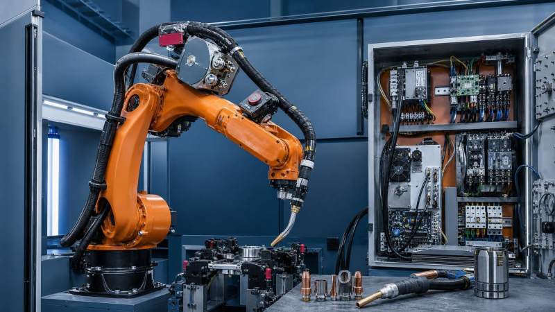 What Is the Typical Maintenance Schedule for an Industrial Welding Robot?