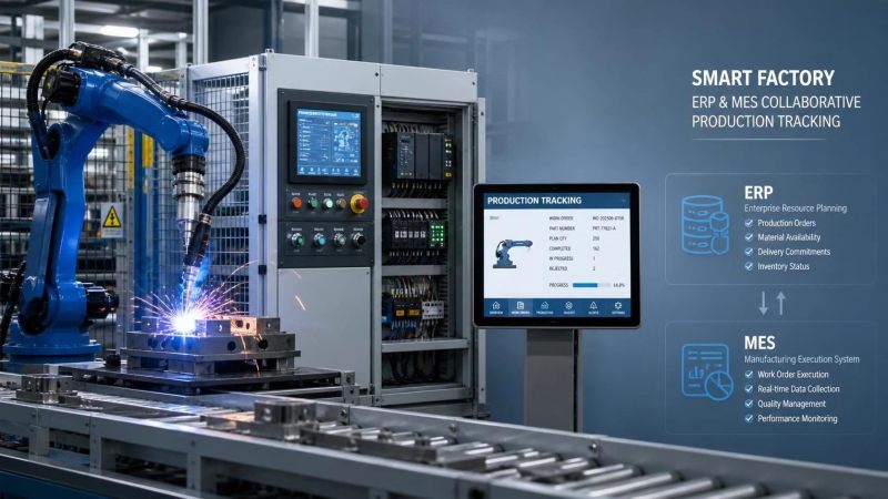 Can a Welding Robot Connect to ERP or MES for Production Tracking?