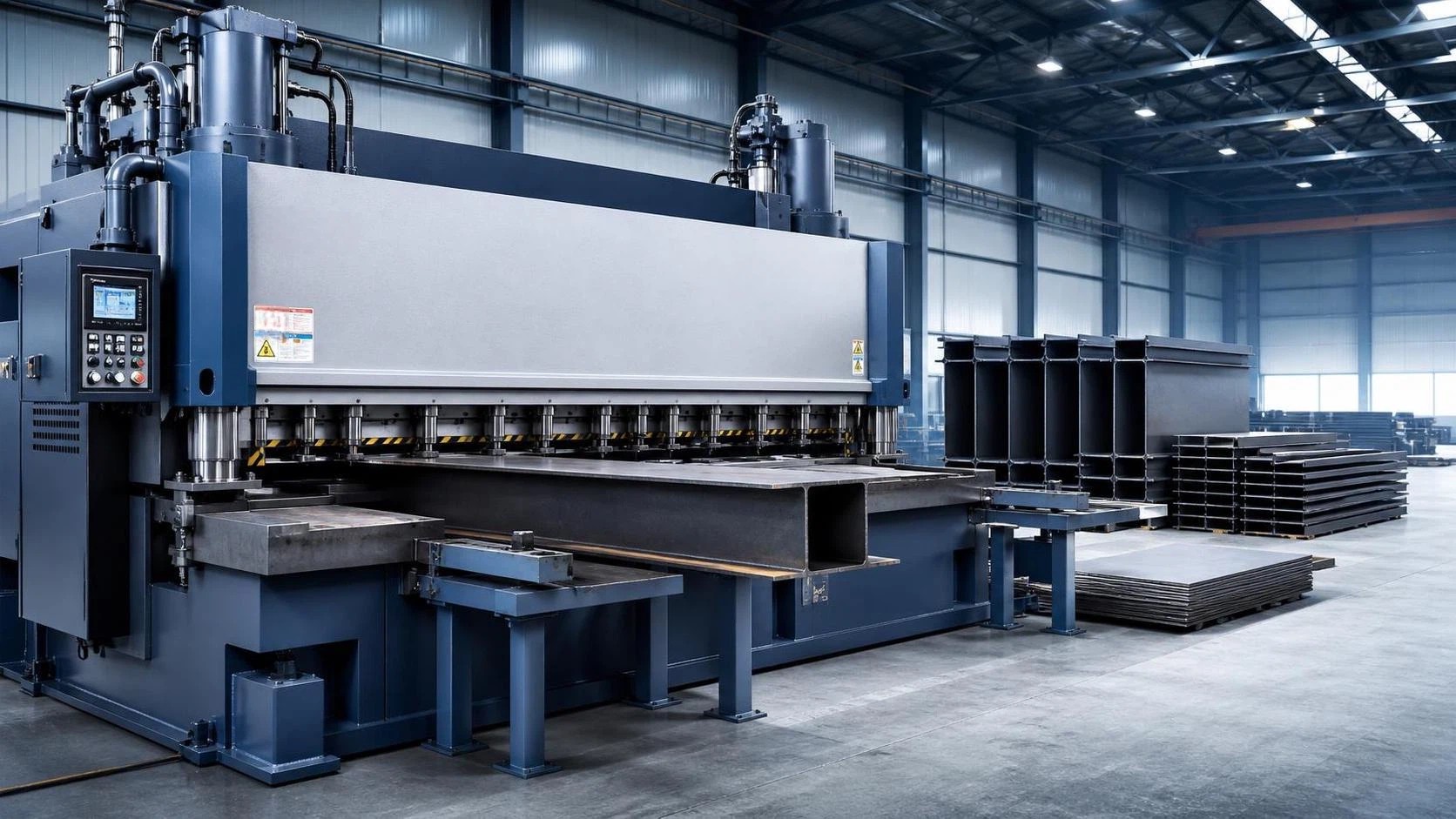 What Thickness Can a CNC Shearing Machine Cut for H-Beam Flanges?