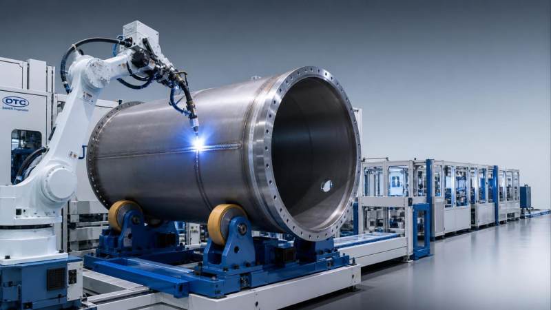 How Welding Robots Improve Circumferential Seam Quality in Pressure Vessels