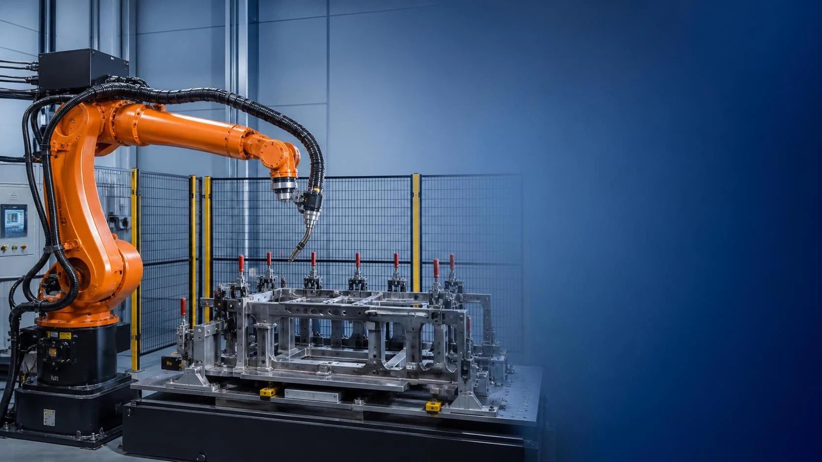 How to prevent reach-limit faults in a 6 axis welding robot cell