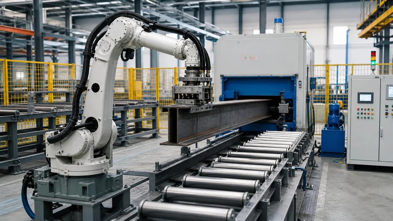 How can a handling robot arm factory support on-site integration?