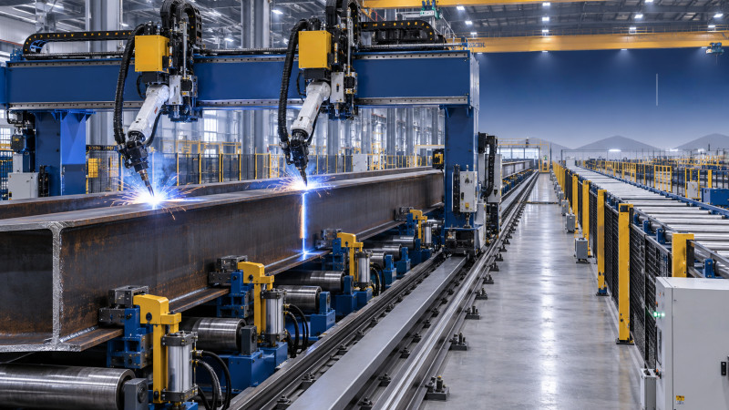 Which Welding Robot Configuration Is Best for Long Steel Beams? Which Welding Robot Configuration Is Best for Long Steel Beams?