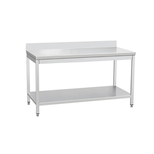 Square Leg Stainless Steel Workbench