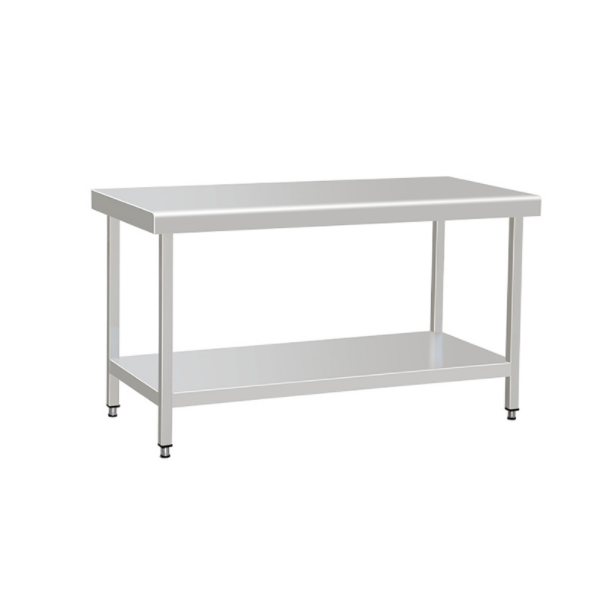 Square Leg Stainless Steel Workbench