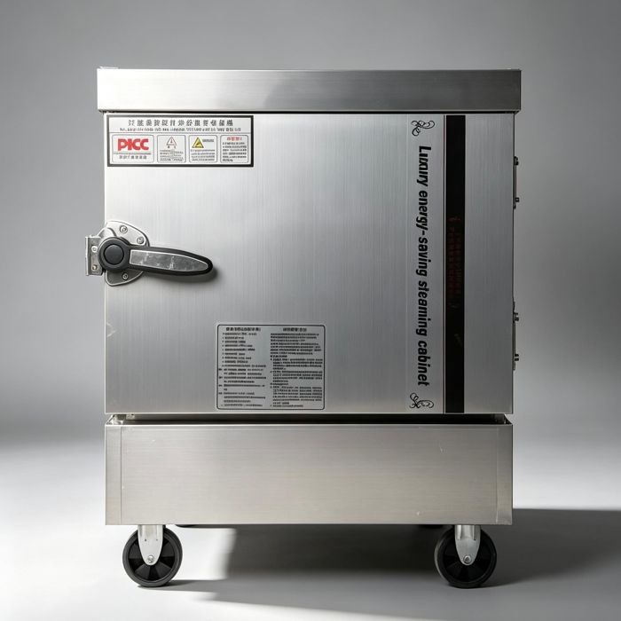 Electric single door 4 trays rice steamer