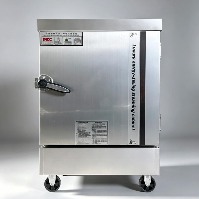 Electric single door 6 trays rice steamer