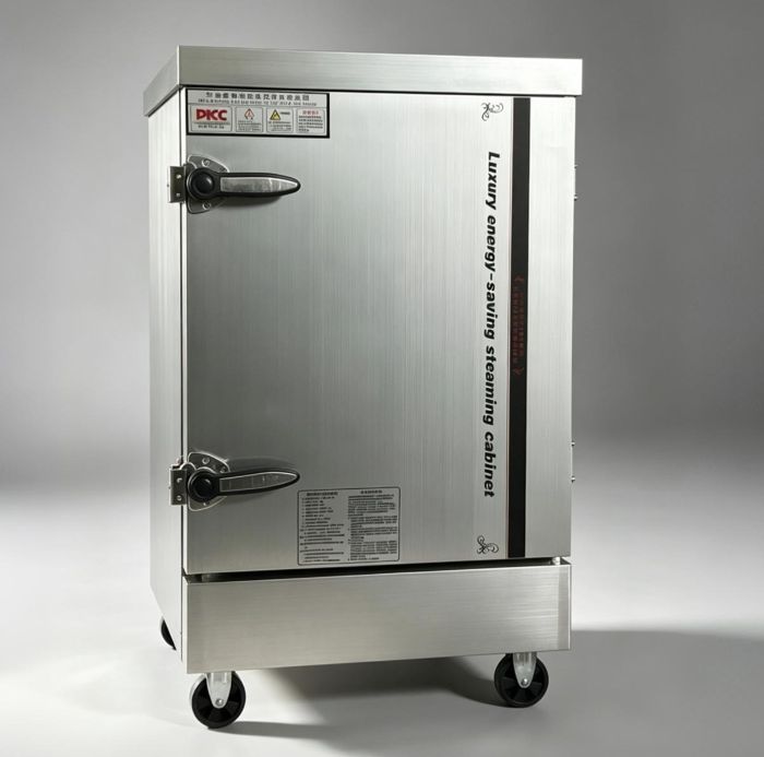 Electric single door 8 trays rice steamer