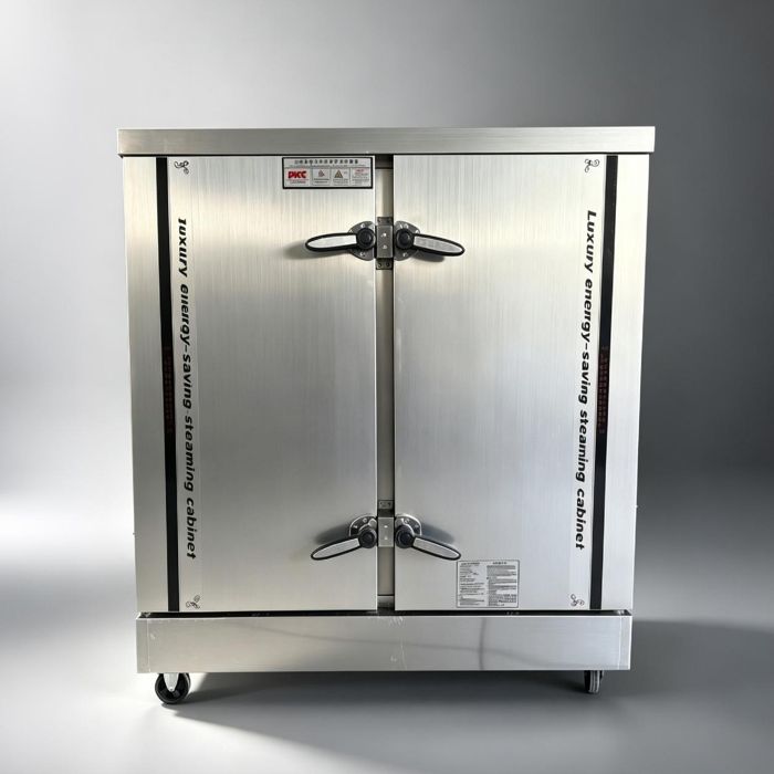 Electric single door 24 trays rice steamer