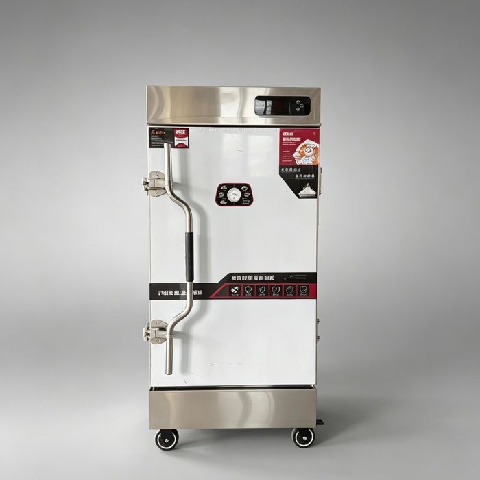 Fully automatic timing single door 10 trays rice steaming cabinet