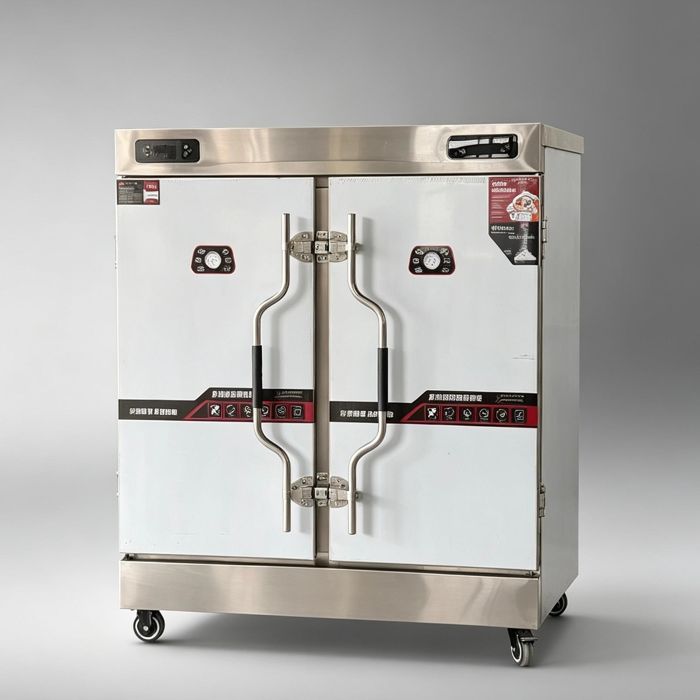 Fully automatic timing single door 24 trays rice steaming cabinet
