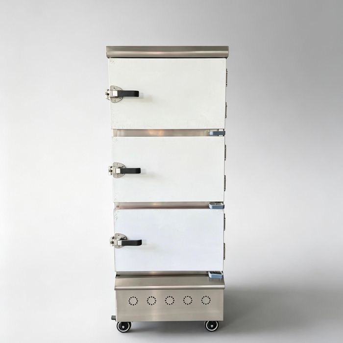Electric 3-door 9-dish rice steamer