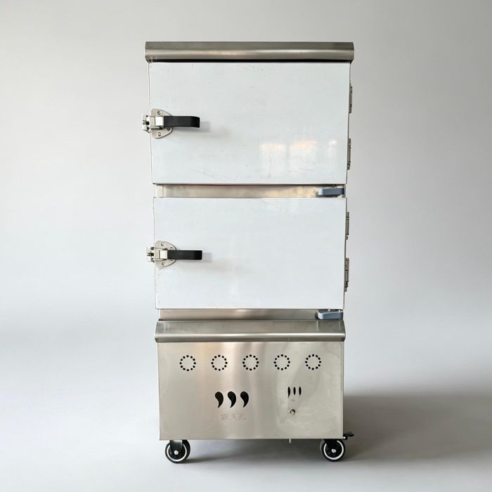 Gas 2-door 6-dish rice steamer
