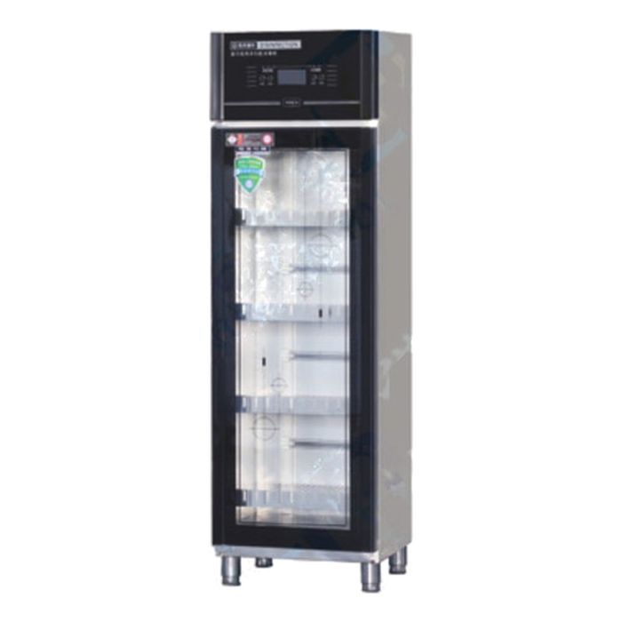Black Steel H Series (Digital, Flat Grate), 380L Single Door