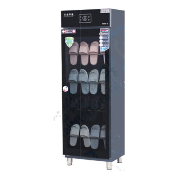 Smart Touch Melamine Slipper TR Series (All Black), 380L Single Door