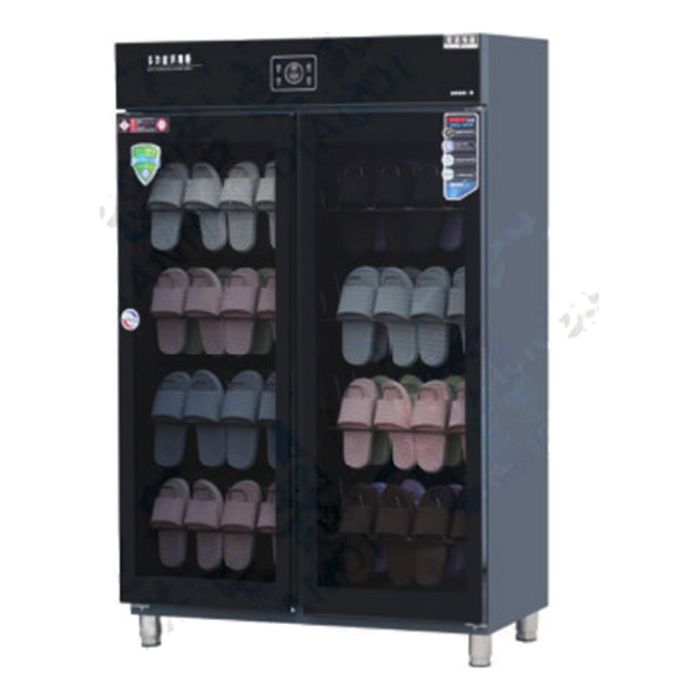 Smart Touch Melamine Slipper TR Series (All Black), 910L Twin Door