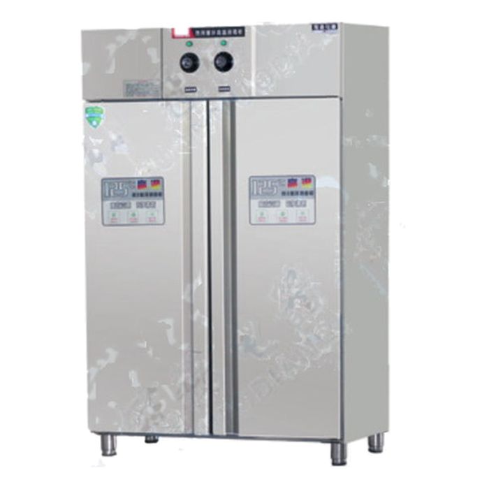 All-Steel Fingerprint-Free Foamed B2 Hot-Air, 910L Twin Door