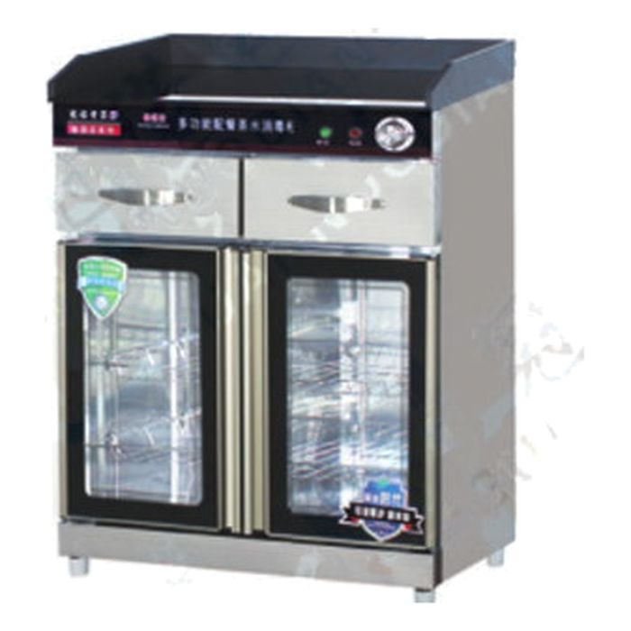 Stainless Steel Serving Cabinet 800mm – Double Door, 2 Drawers