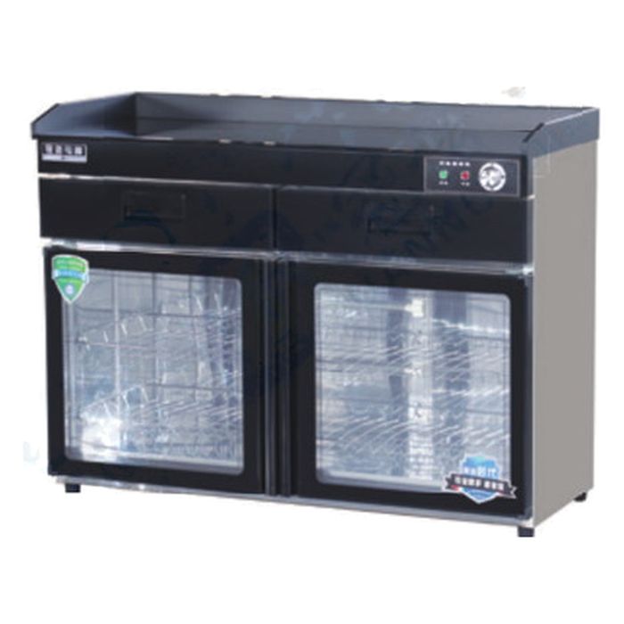 Heated Serving Cabinet 1200mm – Black 430, Double Door + 2 Drawers