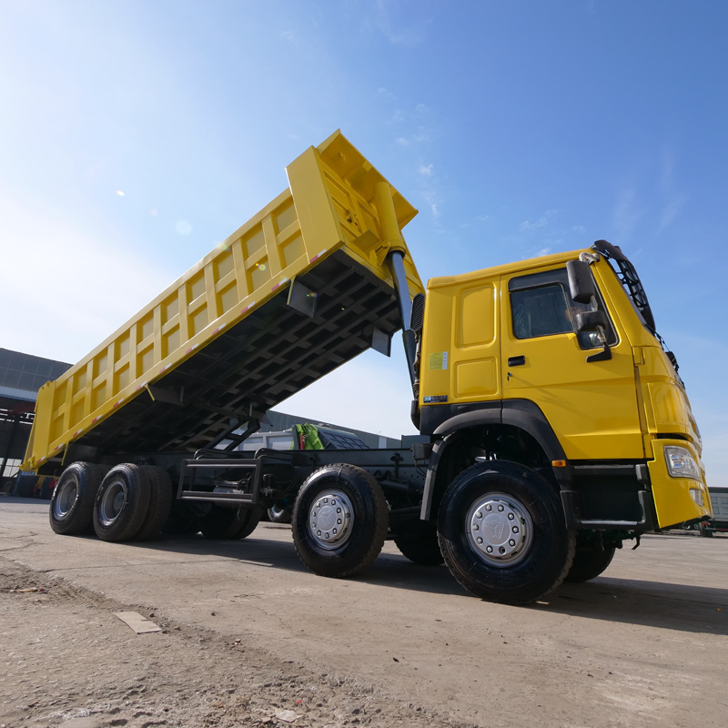 SINOTRUK HOWO 375HP 8x4 12 wheels Dump Truck Loading 50 tons Dump Truck