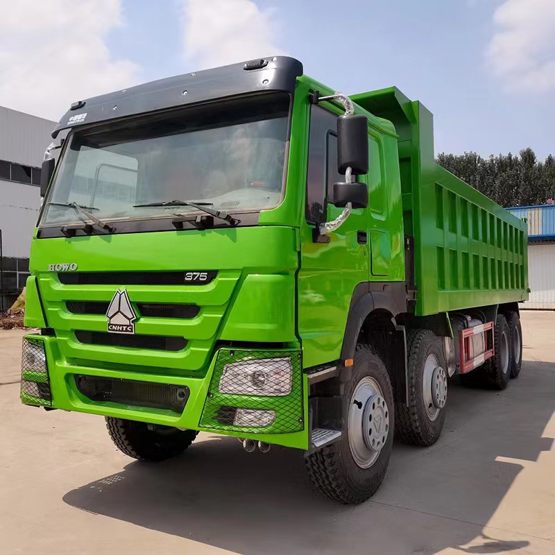 SINOTRUK HOWO 375HP 8x4 12 wheels Dump Truck Loading 50 tons Dump Truck