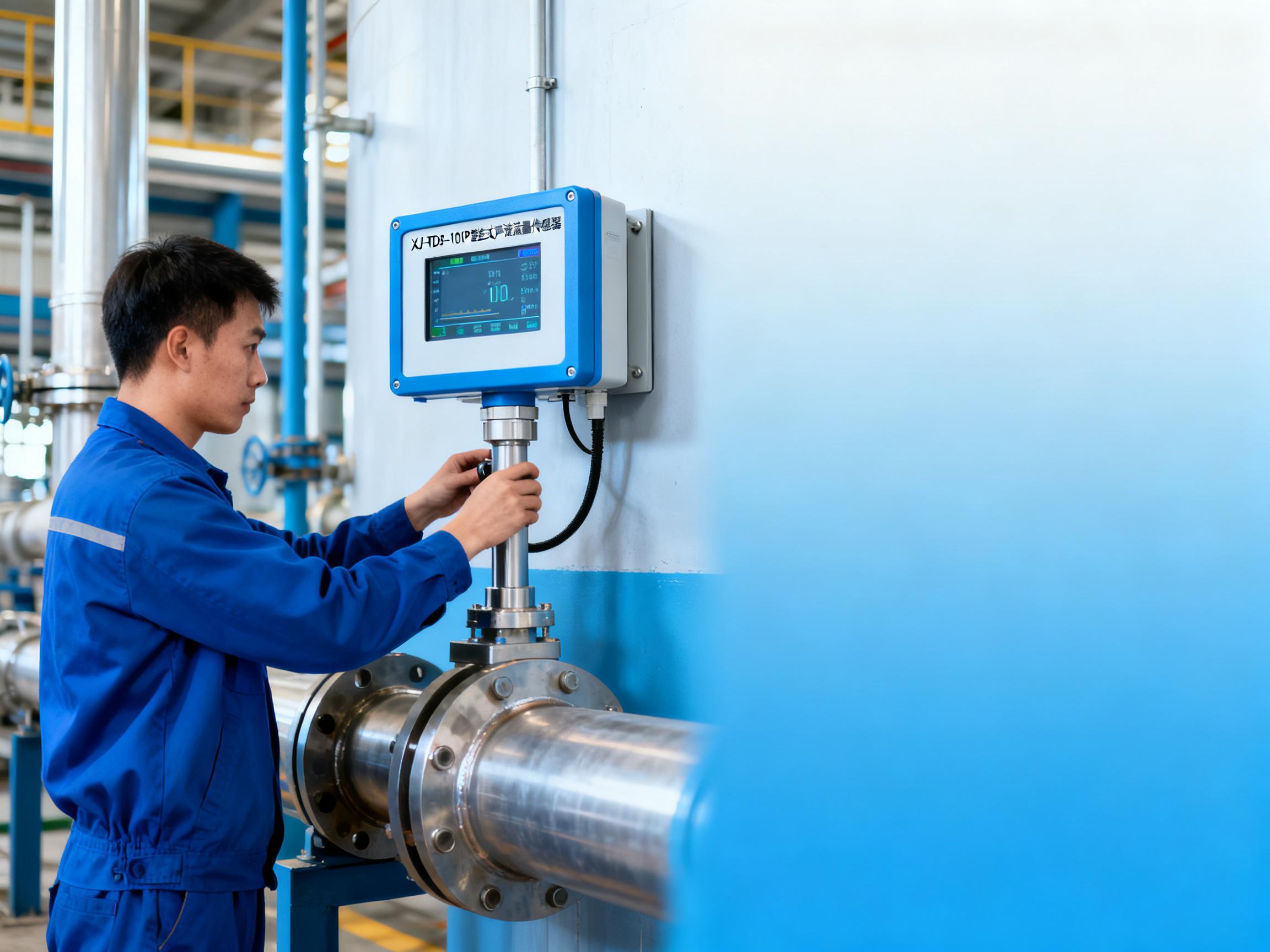 Why has the XJ-TDS-101P become the most popular wall-mounted ultrasonic flow sensor？