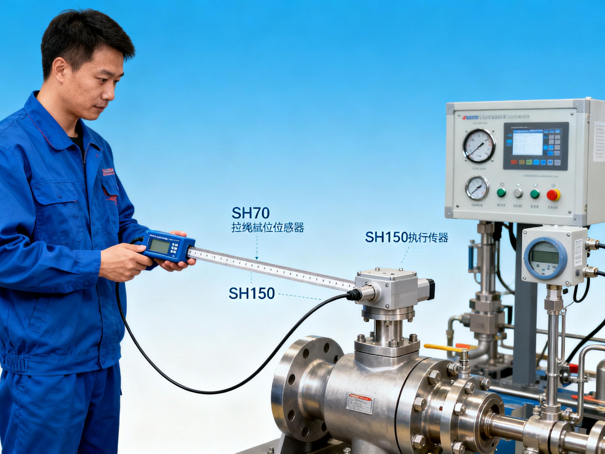 Draw-Wire Linear Position Sensor Selection Guide：Key Differences Between SH70 and SH150 Displacement Sensors