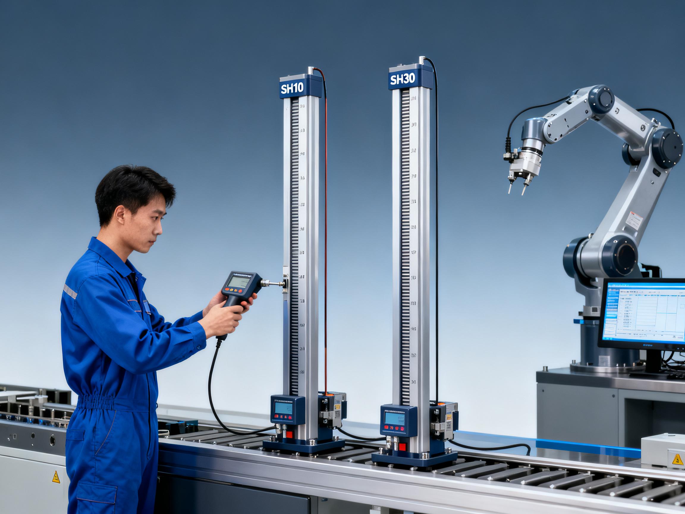 SH10 and SH30 Displacement Sensors Comparison：Which Is More Suitable for Your Production Line？