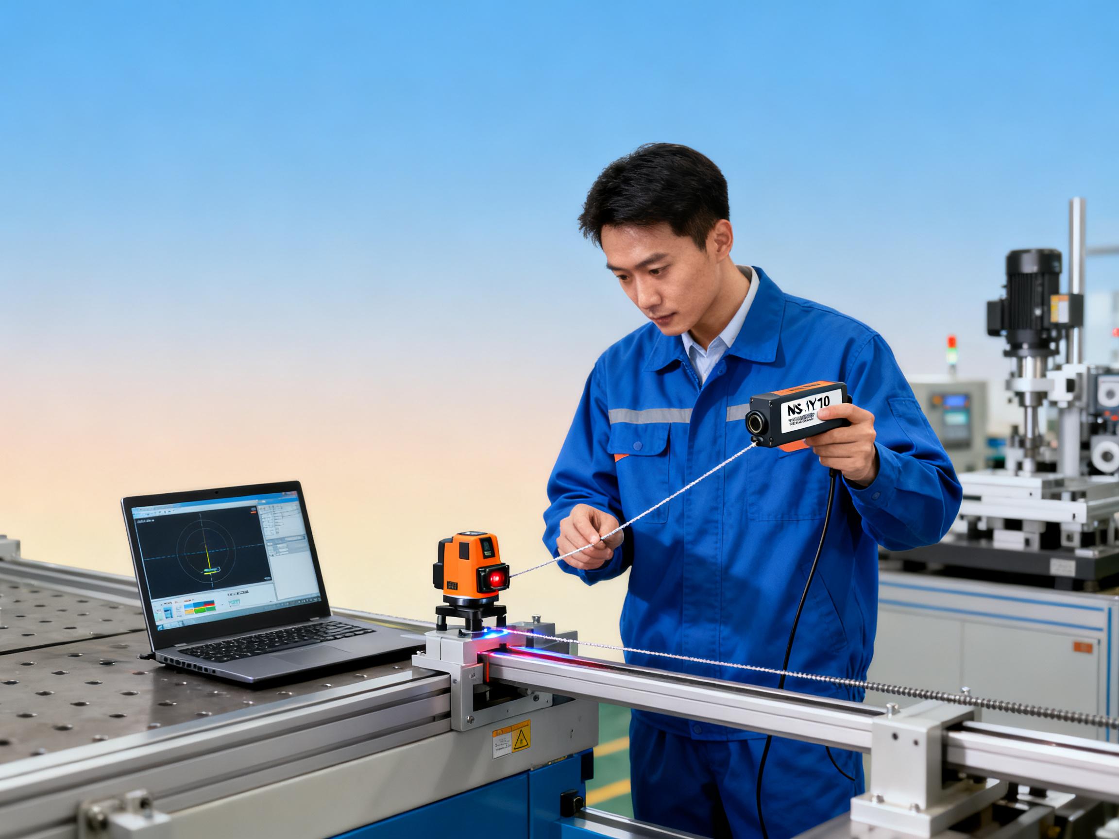 Inaccurate distance measurement with a draw-wire electronic scale？3 commissioning tips for the NS-WY10 sensor