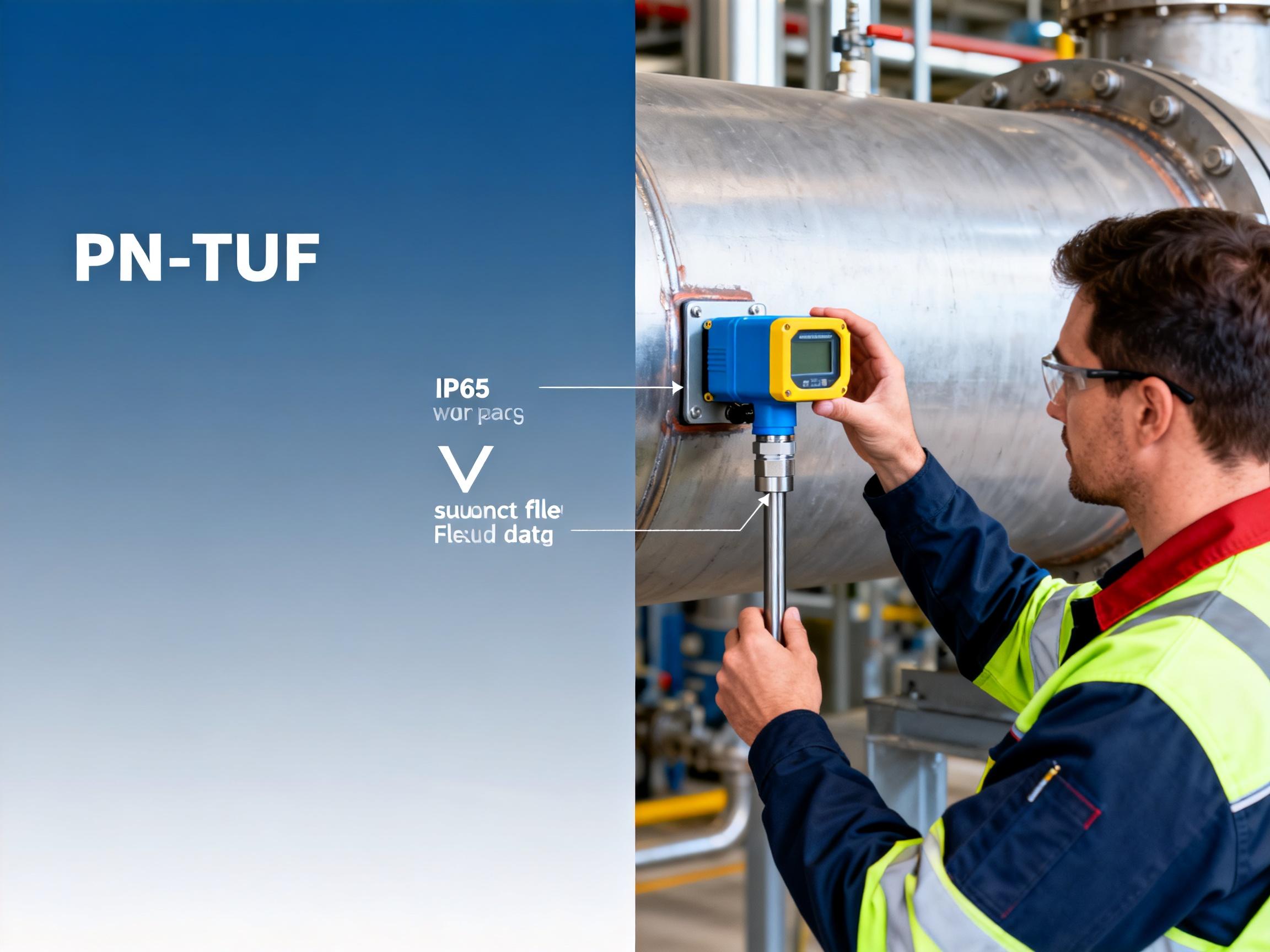 PN-TUF Wall-mounted Ultrasonic Flow Sensor：How to solve industrial pipeline flow monitoring challenges？