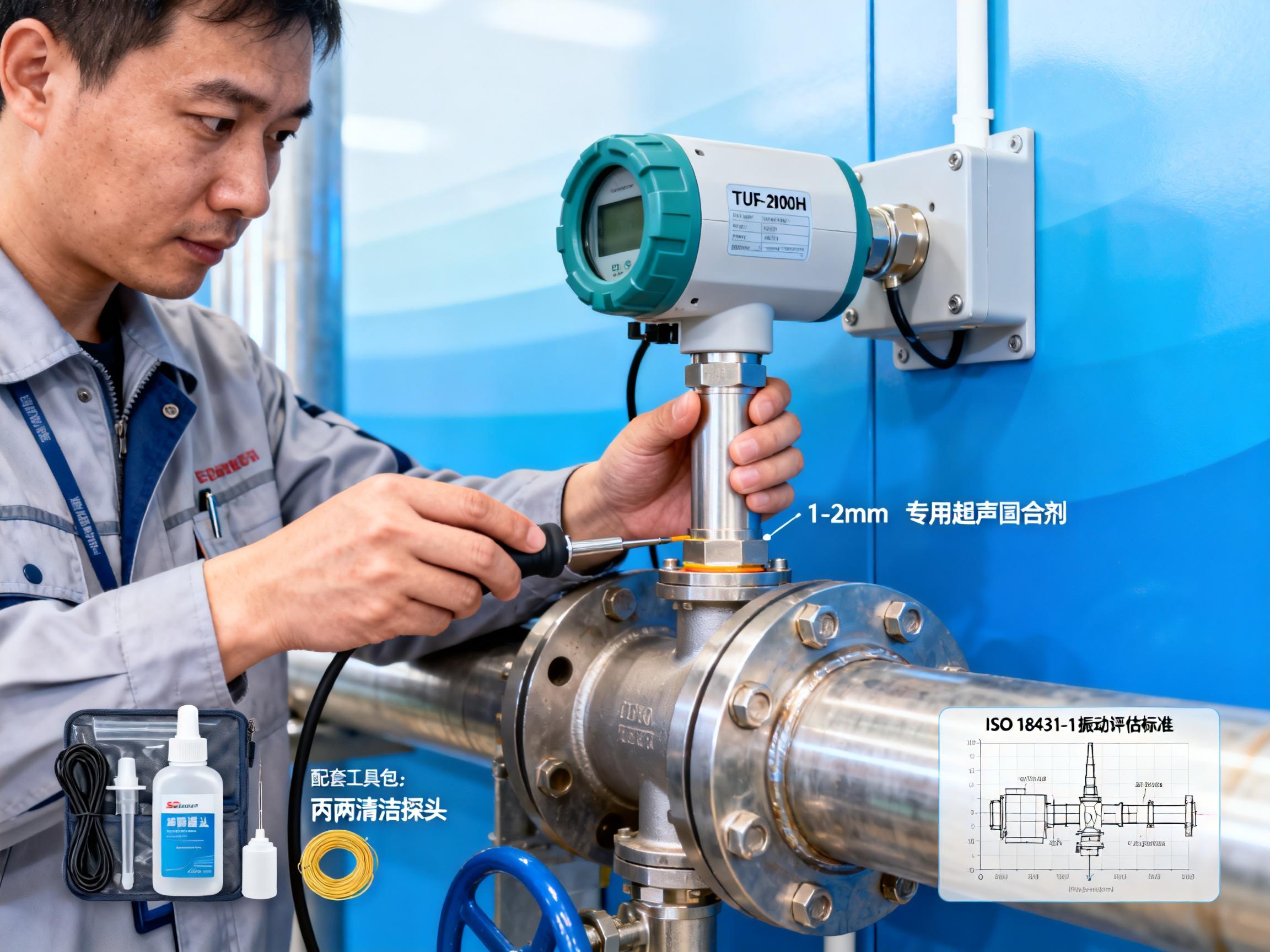 TUF-2000H Wall-mounted flow sensor installation pitfall manual：3 details that 90% technicians ignore