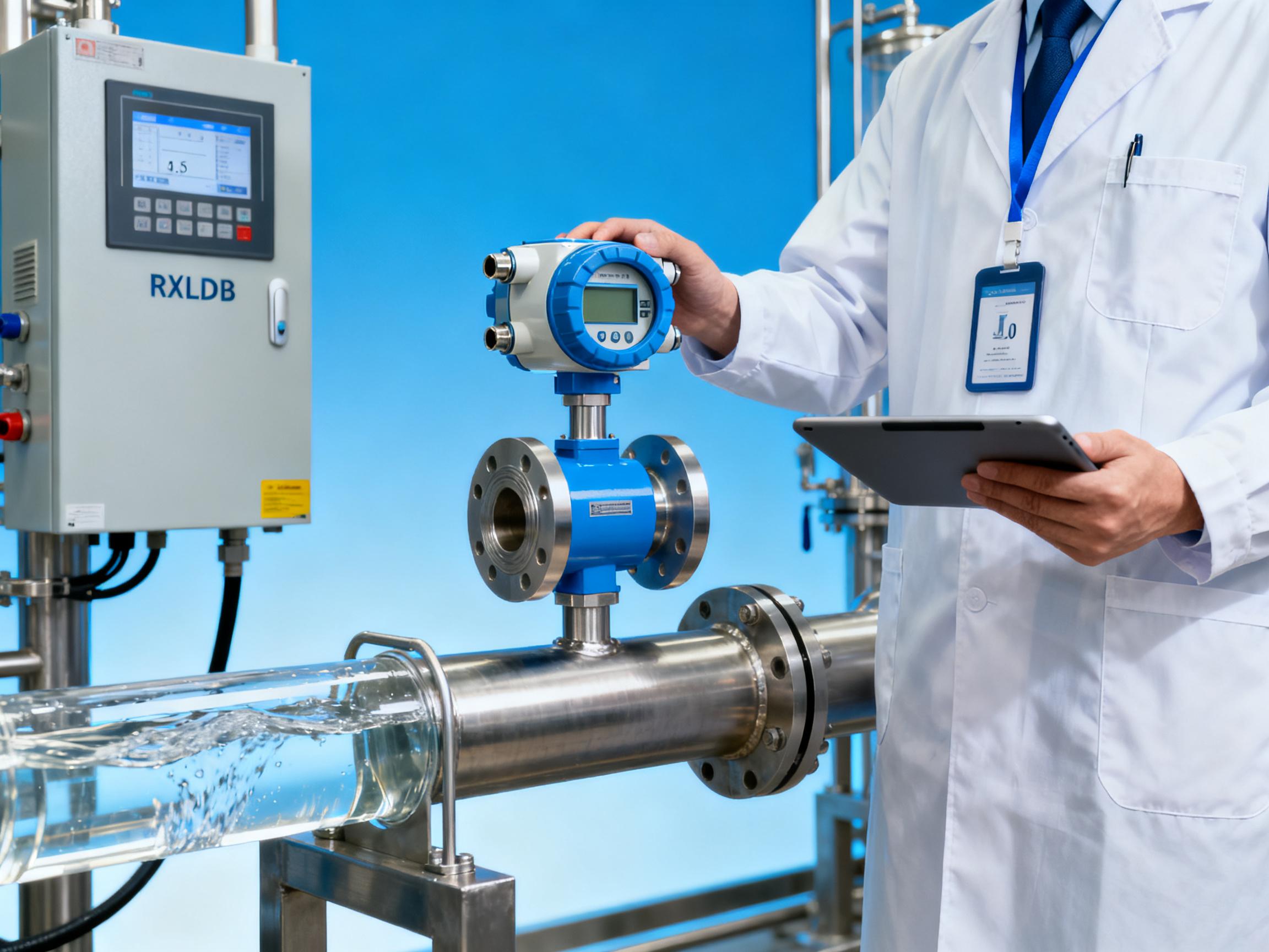 Integrated Application Case of RXLDB Electromagnetic Flowmeter in Smart Factories
