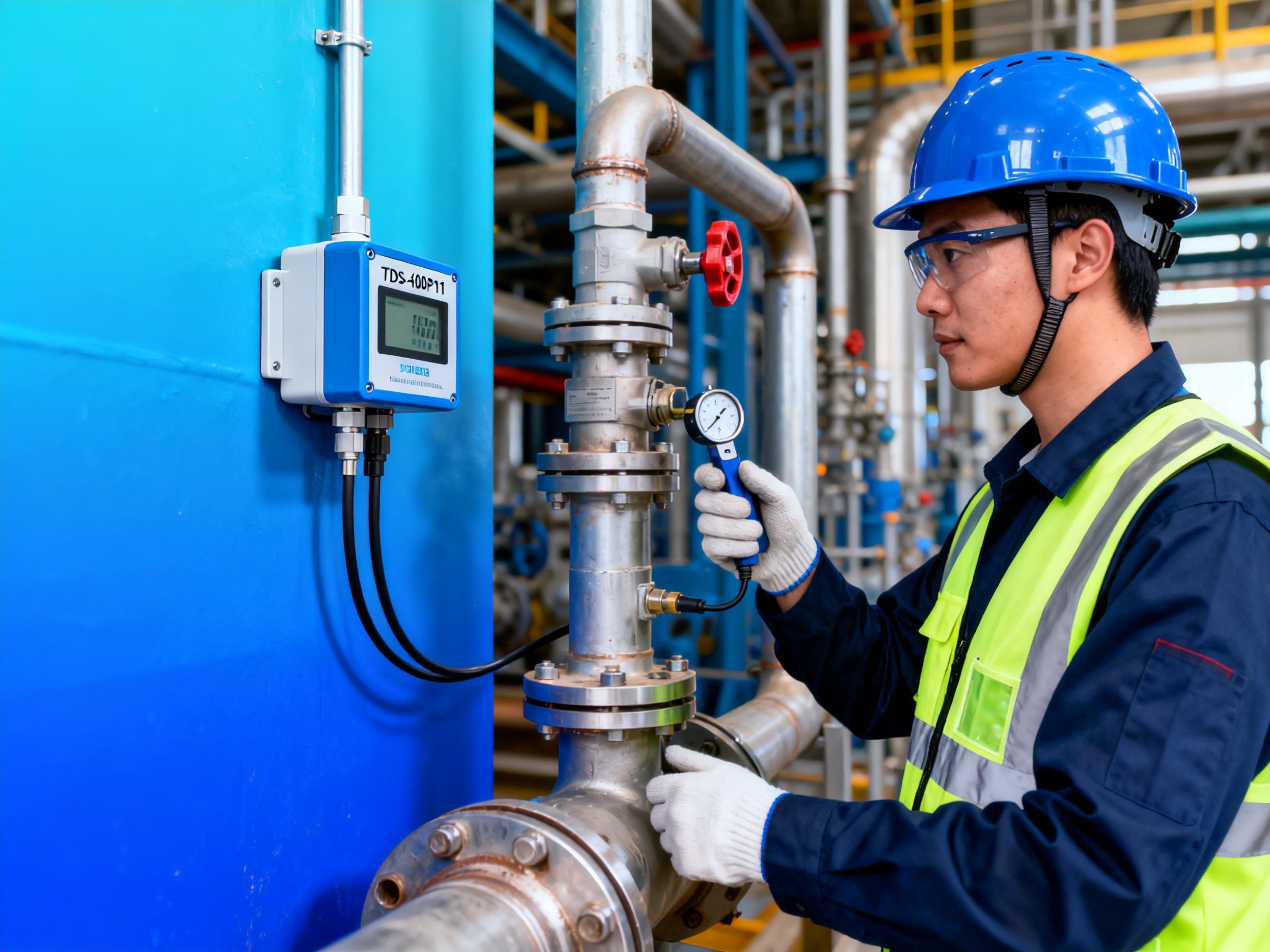 TDS-100P11 Wall-Mounted Ultrasonic Flow Sensor Installation Guide: 3 Steps to Handle Complex Operating Conditions