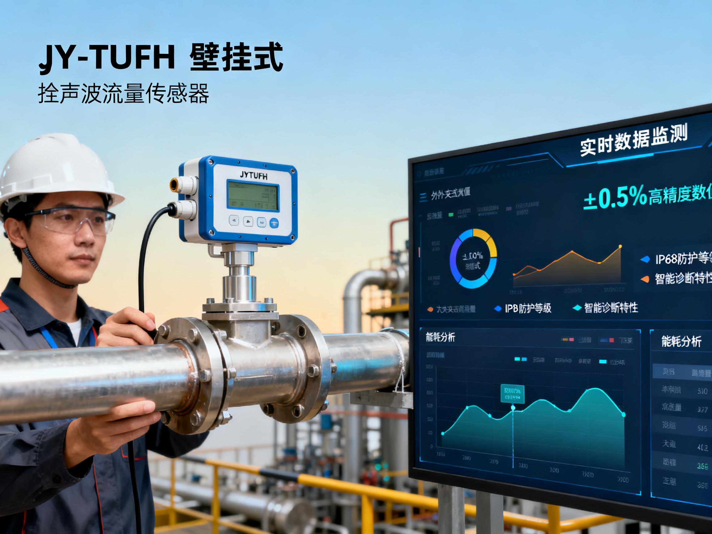 How Does the JY-TUFH Wall-Mounted Ultrasonic Flow Sensor Reduce Enterprise Energy Consumption Costs?