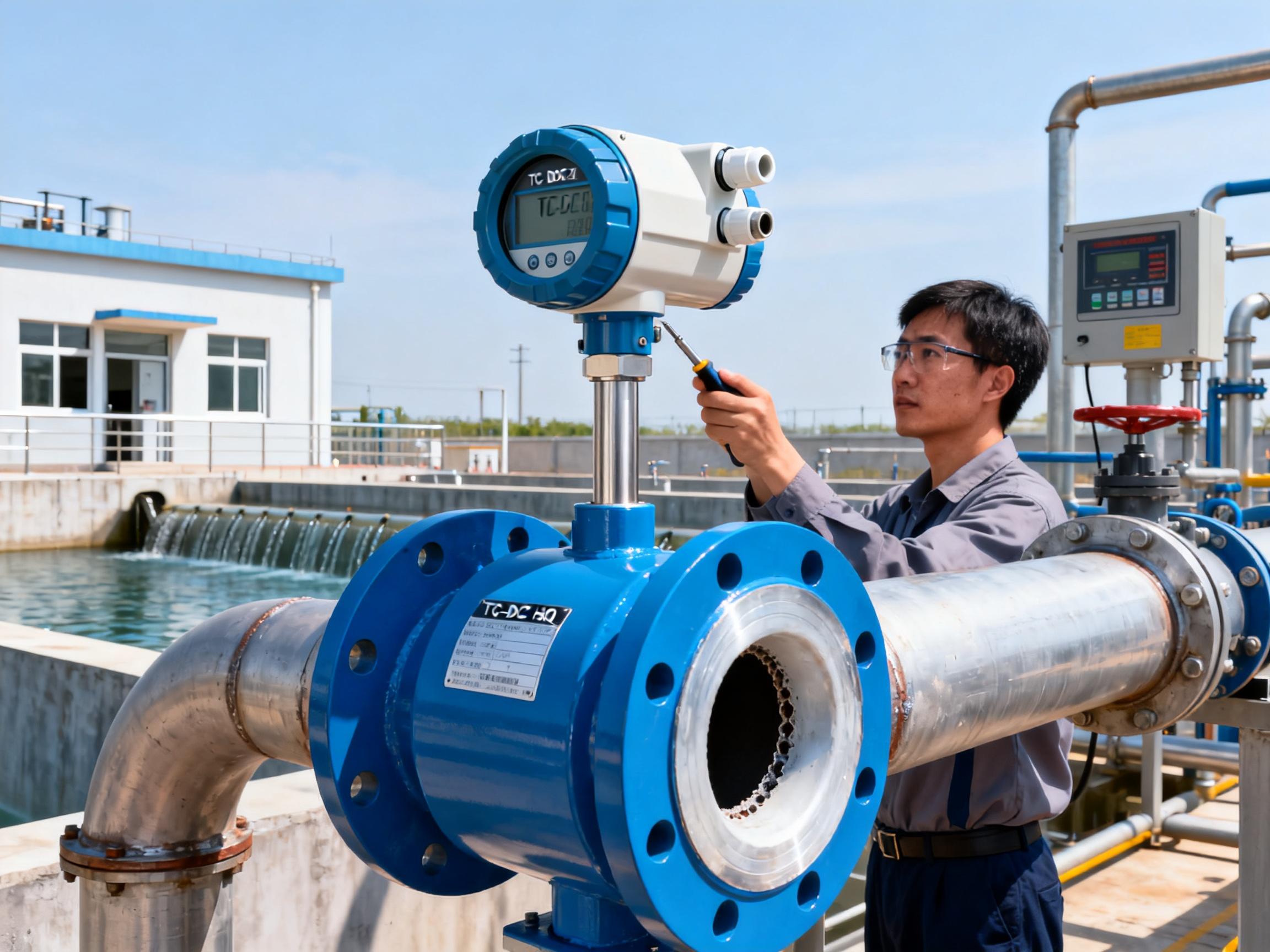 TC-DCZHQ Electromagnetic Flowmeter On-Site Installation Case: How Can the Insertion Design Save 90% on Construction Costs?