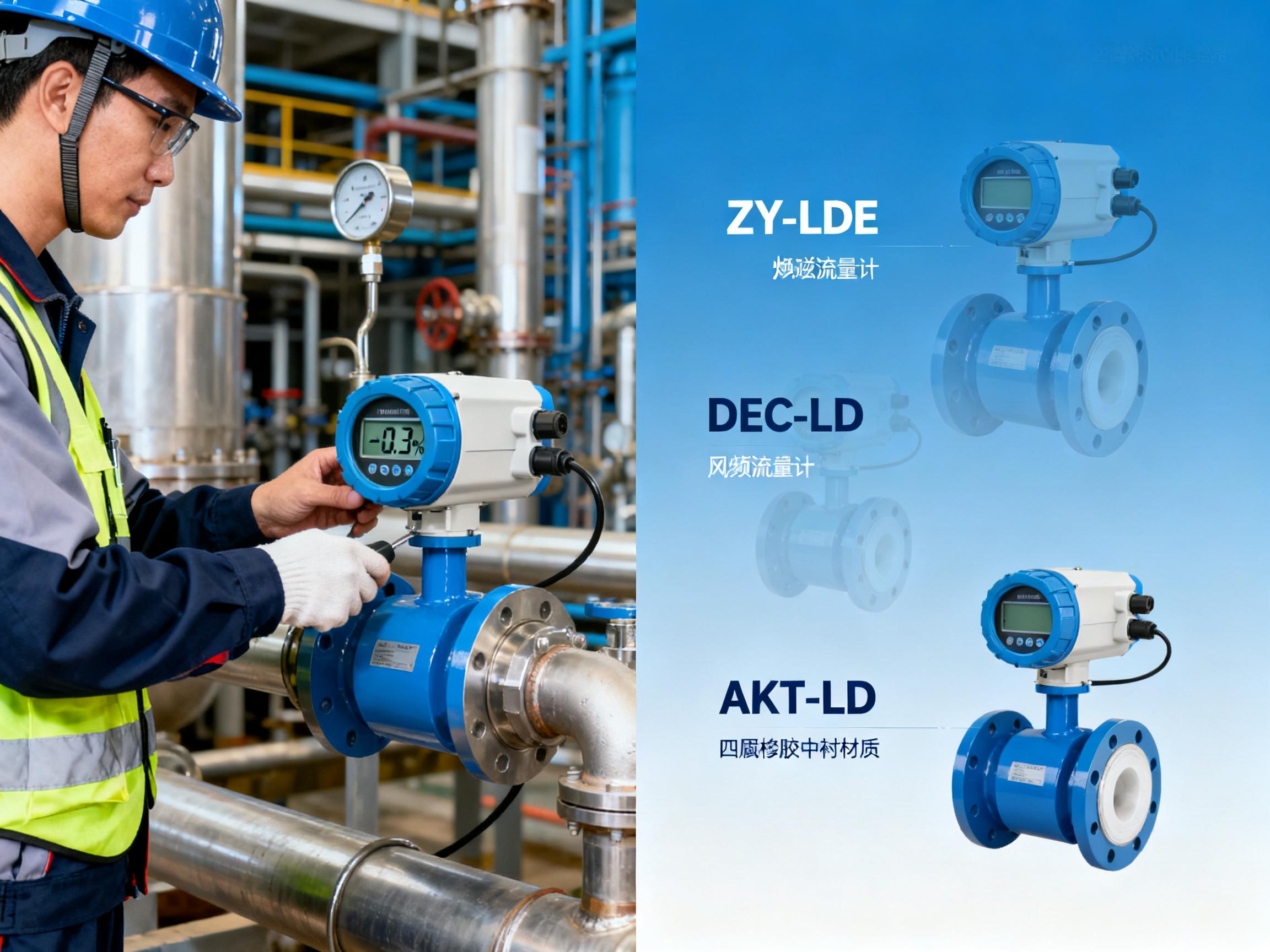 Compared with other brands, which ZY-LDE electromagnetic flowmeter is more suitable for high-accuracy requirements?
